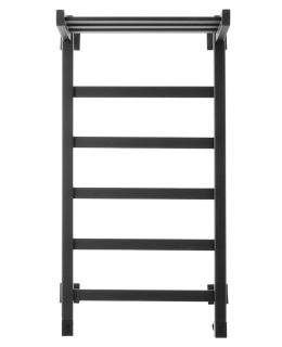 Полотенцесушитель водяной Domoterm Квадро Плюс П6 400x800 с полкой чёрный